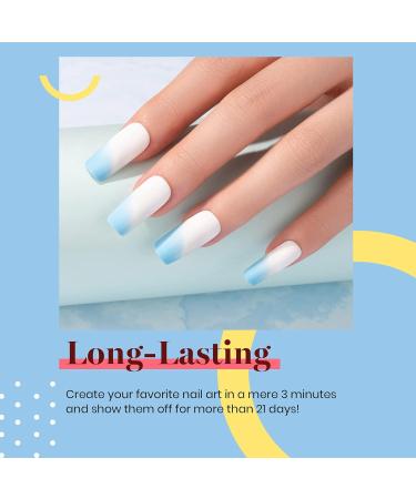 Beetles Baby Blue Gel Nail Polish - 15ml | Soak Off, UV/LED Lamp Required | Salon Quality at Home - Buy Online on SooperMarket.com