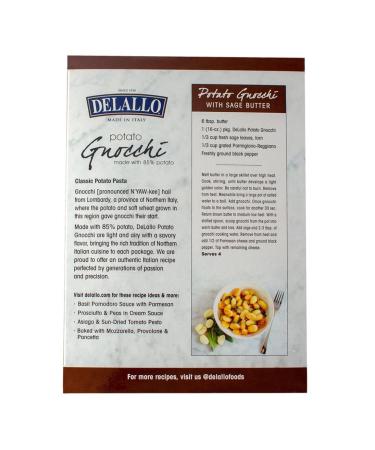 DeLallo Traditional Italian Potato Gnocchi  1lb - Buy Online on SooperMarket.com