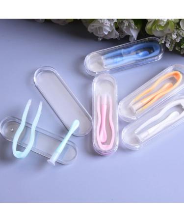Portable Contact Lenses Remover and Inserter Tool Case Set Tweezers Suction Stick Contact Lenses Inserter Removal Tool for Contact Lenses User Arc Design Reusable Green - Buy Online on SooperMarket.com