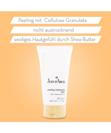 Jean d'Arcel D maquillante Peeling Nettoyante Satin - Instant Facial Cleanser for All Skin Types with Hyaluron - 50ml - Buy Online on SooperMarket.com