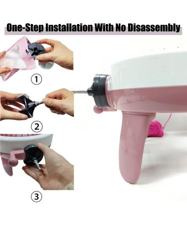 Knitting Machine Drill Attachment for Sentro - Quick Knit Power Adapter - Compatible with Sentro and Jamit Loom Machines - Buy Online on SooperMarket.com