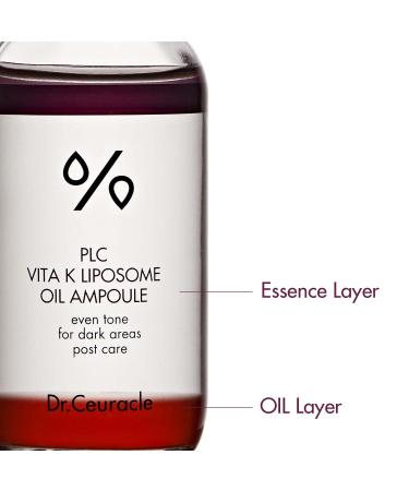 Leegeehaam PLC Vitamin K Liposome Oil Ampoule - Toning, Glowing, Hydrating Serum for Brighter Skin | Dr.Ceuracle - Buy Online on SooperMarket.com
