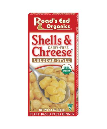 Edward & Sons Road's End Organic Shells & Chreese, Cheddar, 6.5 Ounce (Pack of 12)