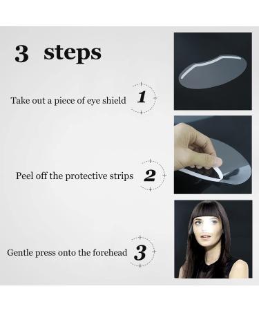 Buy Nitain 50-Piece Transparent Visor Facial Protection Mask for Hair Salons | Safety Face Shield for Barber Haircuts & Beauty Treatments - Buy Online on SooperMarket.com