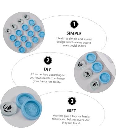 12 Pcs Mold Silicone Cupcake Small Stainless Steel Bowls International Chess Doll Bath Tub Silicone Baking Silicone Chess Moulds Baking Fondant Fudge Baking Tools Silica Gel 3.5X3.5X0.8CMx2pcs Bluex2pcs - Buy Online on SooperMarket.com