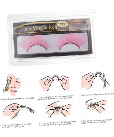 ABOOFAN 3 Pairs Black False Eyelashes Halloween Costume Eyelashes Face Eyelashes Halloween False Eyelashes for Women Halloween Eyelashes Extension Party Eyelashes Cosplay 3d Accessories - Buy Online on SooperMarket.com