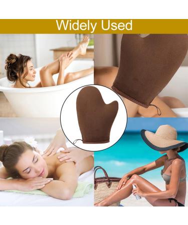 Rakiuty Self-tanning Glove Waterproof Reusable for Tanning Cream and Exfoliation Brown - Buy Online on SooperMarket.com