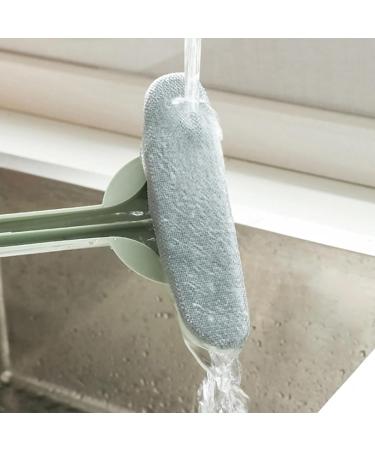 2 In 1 Window Cleaner Brush Mesh Screen Cleaner Glass Cleaning Scraper Window Screen Brush Washing Equipment extendable Blue - Buy Online on SooperMarket.com