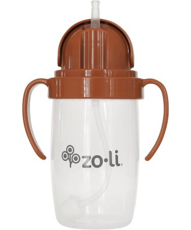 ZoLi BOT 2.0 Weighted Straw Sippy Cup | Copper Rust/Burnt Orange | Toddler Training Cup - Buy Online on SooperMarket.com