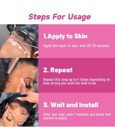 Wig Glue for Front Lace Wigs - Waterproof Super Hold, Fast Drying, Perspiration Resistant (1.3oz) - Buy Online on SooperMarket.com