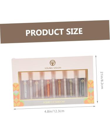 FOYTOKI 6pcs Eye Shadow Set Glitter Eye Makeup Korean Eye Glitter Women Bling Eyeshadow Highlighter 1 count (Pack of 1) As Shown - Buy Online on SooperMarket.com
