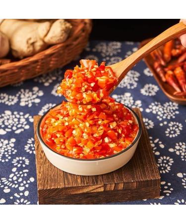 Hunan specialty spicy chopped chili sauce Chili sauce garlic paste Leisure spicy snacks Side dishes Mixed noodle sauce Chinese food Super Chili sauce and paste (Super spicy 500g) Super spicy 500g - Buy Online on SooperMarket.com
