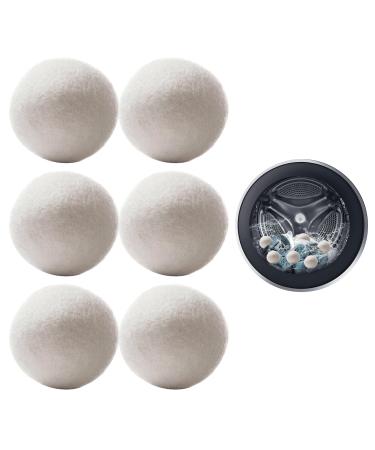 Dryer balls dryer balls made of natural wool felt balls for dryers wool dryer balls 6 pieces of dryer balls wool down jacket dryer balls dryer balls for tumble dryers