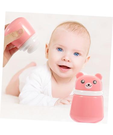 Healvian 2pcs Pink Body Powder Puff & Container Set - Travel-Friendly Body Powder Accessory Kit - Buy Online on SooperMarket.com