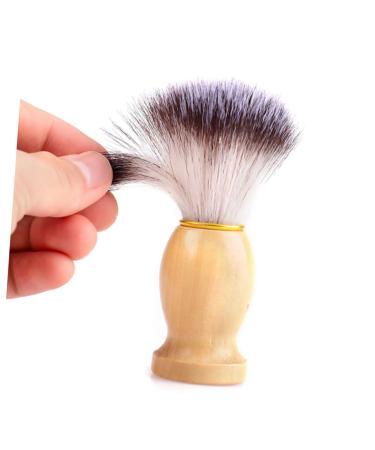 Buy NOLITOY Wooden Shaving Brush for Men - Soft Hair Beard Brush with PBT Wooden Handle | International Shipping Available - Buy Online on SooperMarket.com