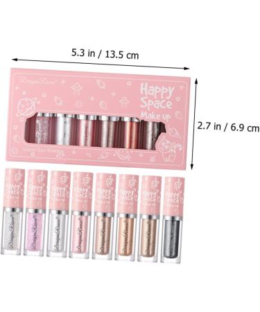 Hemoton 8pcs Eye Shadow Sparkly Eyeshadow Glitter Eye Makeup Tools Shiny Eyeshadow Glitter Eye Makeup Women Glitter Eyeshadow Shimmer Eyeshadow Makeup Supplies Eye Highlight Eyeshadow - Buy Online on SooperMarket.com