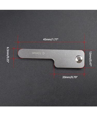 Interproximal Reduction Gauge Ruler - Stainless Steel Tooth Measuring Tool for Precise Reciprocal System Measurements - International Shipping Available - Buy Online on SooperMarket.com
