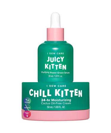 I Dew Care Juicy Kitten Purifying Power-Green Serum 1.01 fl oz (30 ml)