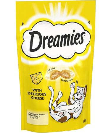 Pulla Dreamies Cat Treats Selection Box Chicken Cheese Salmon Beef Duck Turkey - 6 x 60g Bags - Buy Online on SooperMarket.com