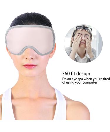 Buy Heated Eye Massage Device | USB Foldable Compress for Dry Eyes & Dark Circles - Eye Care Treatment - Buy Online on SooperMarket.com