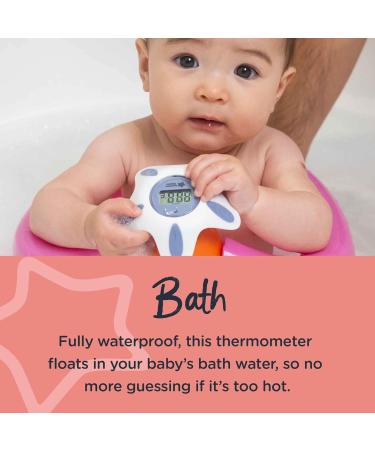 Tommee Tippee InBath Digital Thermometer - Waterproof, Floats in Water, 3 Second Readings - Easy-to-Read LCD Display - Buy Online on SooperMarket.com