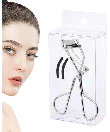 Teksome Eyelash Curler | Handheld Eye Lash Curler | Padded Handle Curler Just Dramatically Curled Eyelashes for Lash Lift in Seconds for Long Lasting Chrome-pvc Box - Buy Online on SooperMarket.com
