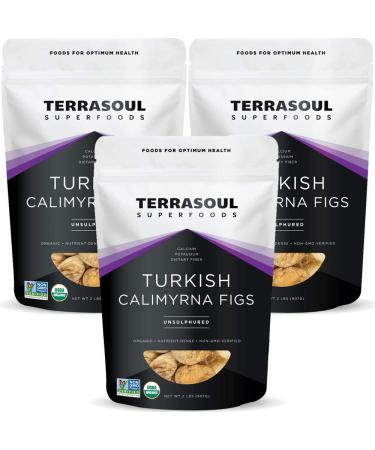 Terrasoul Superfoods Organic Turkish Smyrna Figs, 6 Lbs (3 Pack) - No Added Sugar | Unsulphured | Perfectly Dried 32 Ounce (Pack of 3)