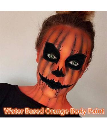 Go Ho Orange Cream Face Body Paint 2.37oz - Water Based Makeup for Kids Party, Cosplay, Halloween Festivals - Buy Online on SooperMarket.com