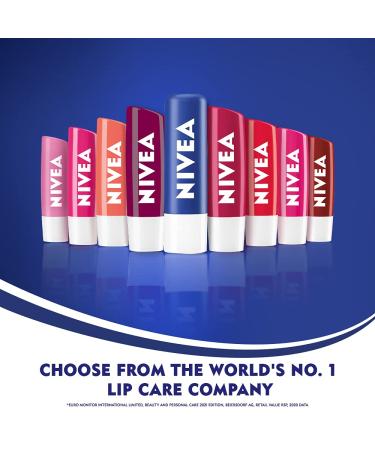 Nivea Lip Soft Rose 0.16oz Blister Pack - Hydrating Rose Lip Balm - Buy Online on SooperMarket.com