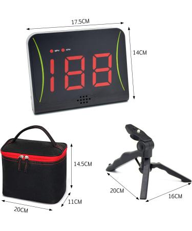 Oye Baseball Speed Radar | Accurate Speed Measuring Device with LED Display | MPH & KPH | Ideal for Hockey & Football - Buy Online on SooperMarket.com