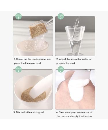 Face Mask Mixing Bowl Set | DIY Silicone Brush & Spatula for Home Use | Perfect Face Mask Maker - Buy Online on SooperMarket.com