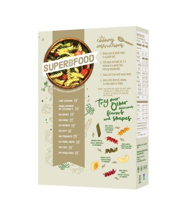 Cybele's Gluten Free & Grain Free Superfood White Rotini Pasta | High Protein, Dairy Free, Nut Free, Soy Free, Non GMO, Vegan | 8oz Box (Pack of 6) - Buy Online on SooperMarket.com