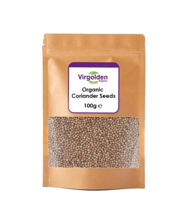 Organic Coriander Seeds 100g by Virgolden Organic