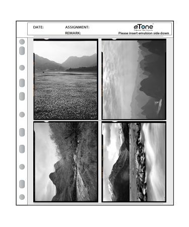 50x eTone Archival Storage Sheets 4x5 Negative Page Preservers (50X45) 50x 45pages