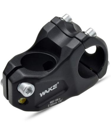 LITEONE MTB Stem Mountain Bike Stem 31.8 50mm 30 Degree Short Handlebar Stem for Most Bicycle, Fixed Gear, Road Bike, Downhill Bike, Track Bike, MTB, BMX, Cycling