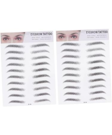 Beavorty 6 pcs 3d eyebrow stickers 4d hair- like eyebrows eyebrow tattoo stickers Woman Man Makeup Tool - Buy Online on SooperMarket.com