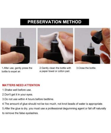 Eyelash Glue Dekaim False Eyelashes Glue Eyelashes Extension Glue for Preventing Ellergic - Buy Online on SooperMarket.com