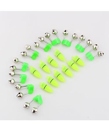 VGEBY Fishing Alarm Dual Bells - 20pcs LED Night Bite Alarm Set | Portable Fishing Accessory for International Shipping - Buy Online on SooperMarket.com
