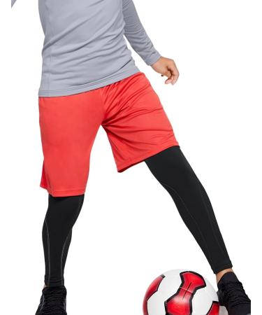 TELALEO Boys' Youth Compression Leggings 3 Pack - Running, Hockey, Basketball Base Layer - Buy Online on SooperMarket.com
