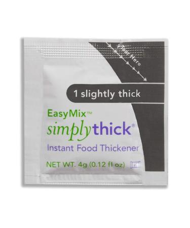 SimplyThick EasyMix 4g Packets (300 Count) - Dysphagia Gel Thickener for Swallowing Disorders - Creates IDDSI Level 1 Consistency - Buy Online on SooperMarket.com