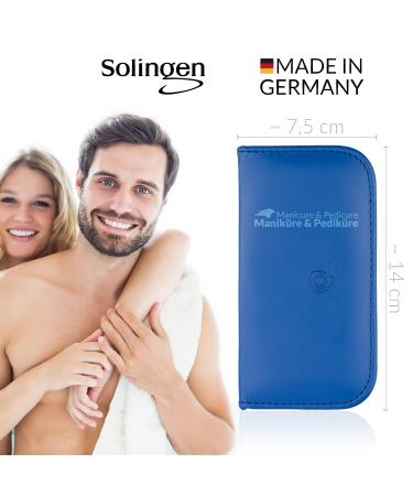 Premium Solingen Manicure Set - 6-Piece Art Leather Case Polished Steel | Marqus for Men & Women - Buy Online on SooperMarket.com