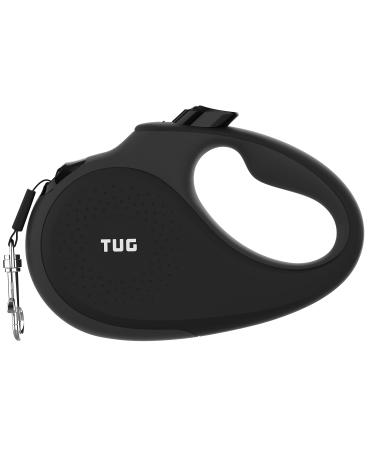 TUG 360° Tangle-Free Heavy Duty Retractable Dog Leash with Anti-Slip Handle; 16 ft Strong Nylon Tape; One-Handed Brake Pause Lock