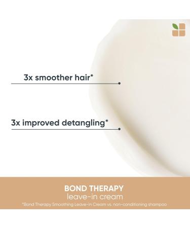Biolage Bond Therapy Smoothing Leave-In Cream | Vegan Paraben & Sulfate-Free | Deep Conditioning Salon Treatment - Buy Online on SooperMarket.com