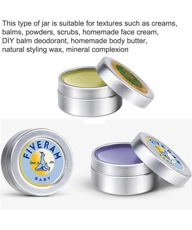 Zeoabsy 24-Pack 20ml Matte Rose Aluminum Round Tin Cans for DIY Ointments Candles & Cosmetics Durable Plastic Lid Perfect for Shaving Soap - Buy Online on SooperMarket.com