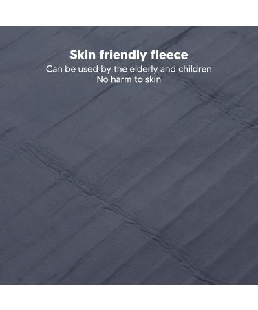 HEEPDD Electric Blanket - 4-Layer Heated Fleece Pad | Uniform Heating | EU Plug 220V | 1.5x1.2M for Cozy Comfort - Buy Online on SooperMarket.com