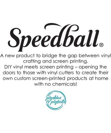 Speedball Beginner Screen Printing Craft Vinyl Kit for Custom T-Shirts and Home Decor - Buy Online on SooperMarket.com