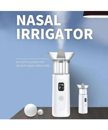 Neti Pot Sinus Rinse Bottle Portable Electric Nasal Irrigator Sinus Rinse Kit with 3 Modes 120S Intelligent Timing 15ml Water Tank Wastewater Auto-Recycling for Sinusitis Sneezing Allergic Rhin - Buy Online on SooperMarket.com