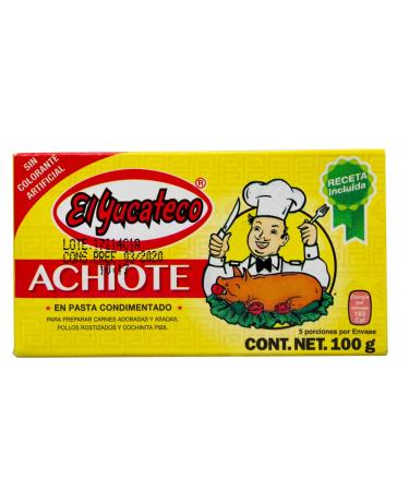 El Yucateco Paste Achiote, 3.5 oz