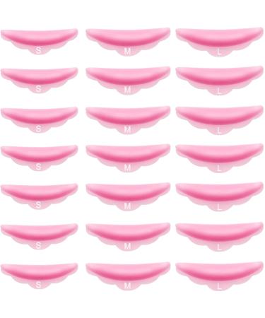 48 Piece Silicone Lash Lift Rods in S M L Sizes - Pink Eyelash Perming Curler Rods for Makeup Beauty Tool - Buy Online on SooperMarket.com