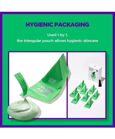 SKIN1004 Witch Pack (1box - 8ea) | Green Tea Mud Pack for Calming and Purifying Pore Care - Buy Online on SooperMarket.com